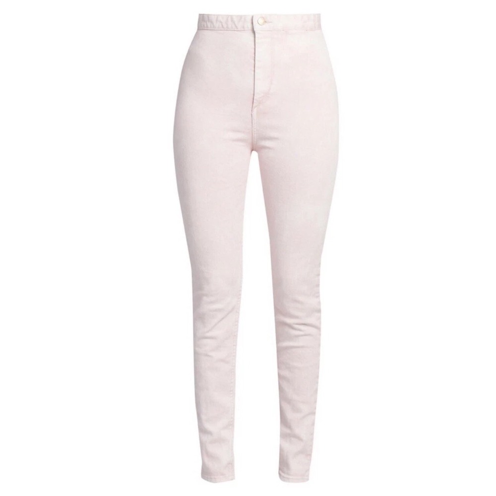 NWT Isabel Marant Nikino Pantalon Ankle Tie Skinny Jeans Size 36 Light Pink $500
